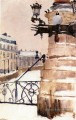 Vinter I Paris Hiver à Paris impressionnisme Norvégien paysage Frits Thaulow